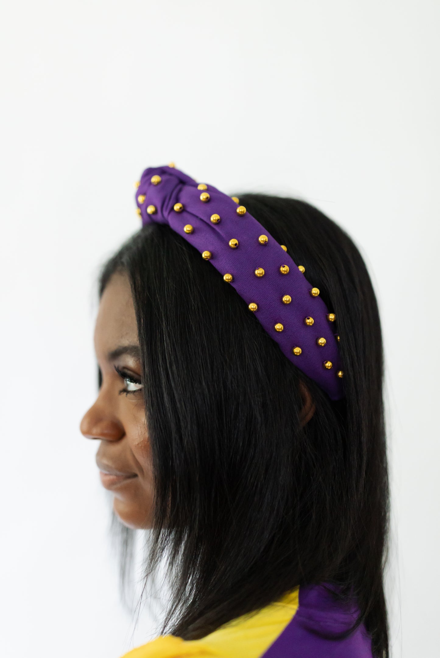 Purple + Gold - Honeybee's Louisiana Local Threads