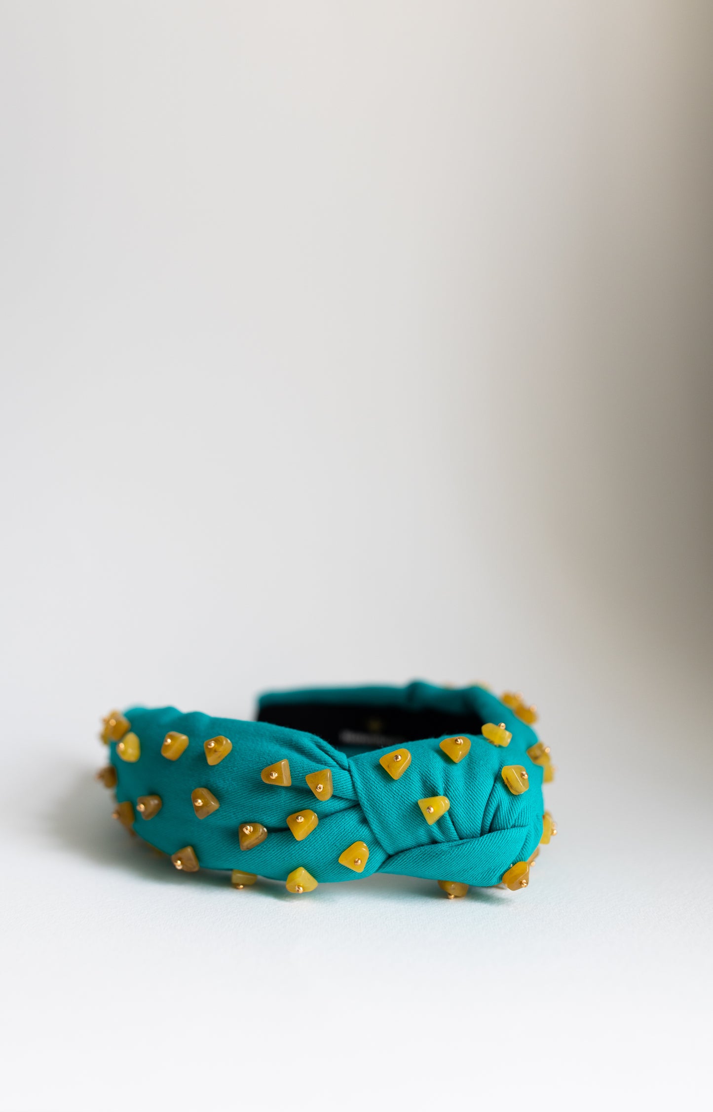 Teal Knotted Headband - Honeybee's Louisiana Local Threads