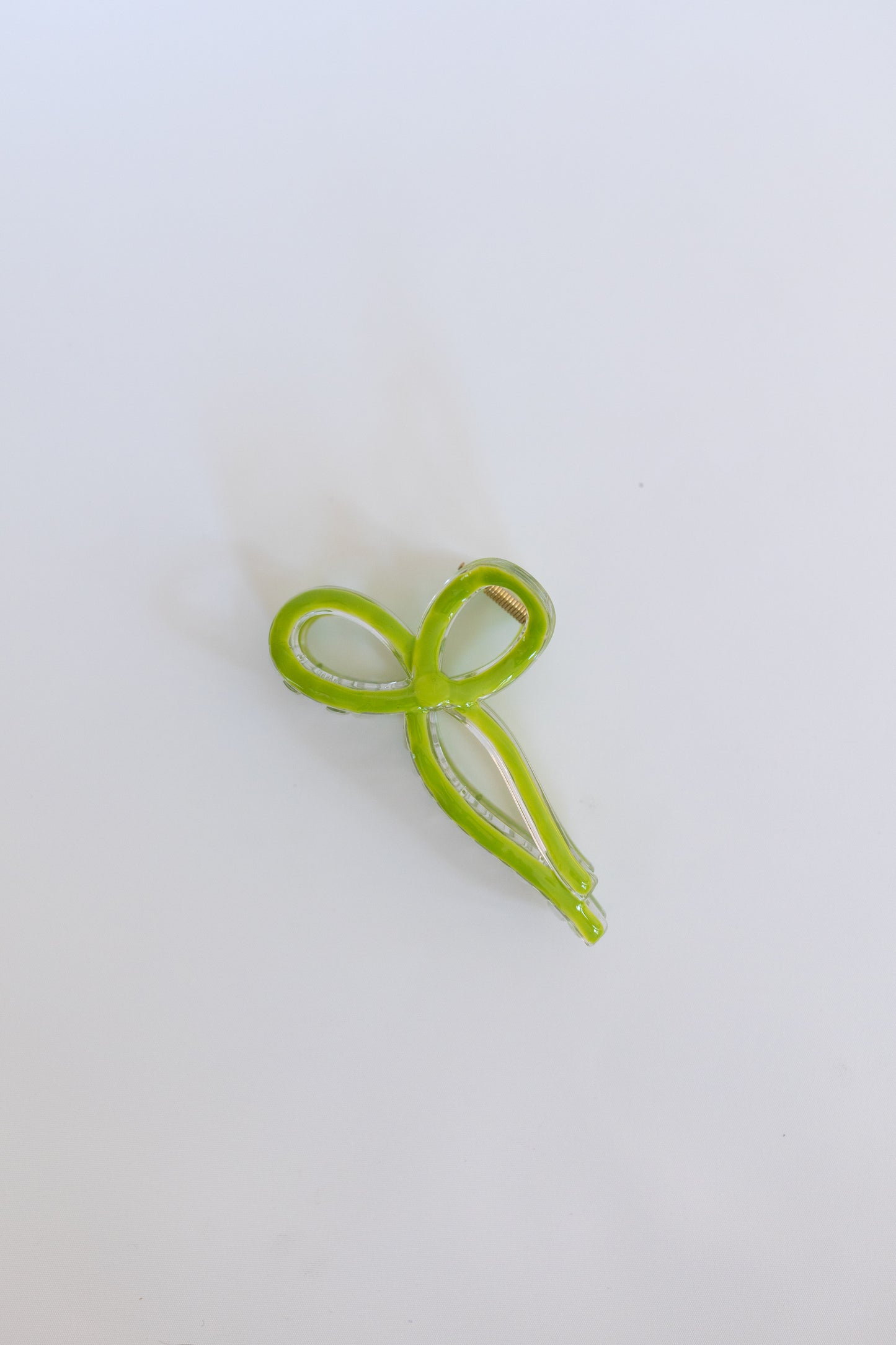 Carrie Bow Clip- Chartreuse - Honeybee's Louisiana Local Threads