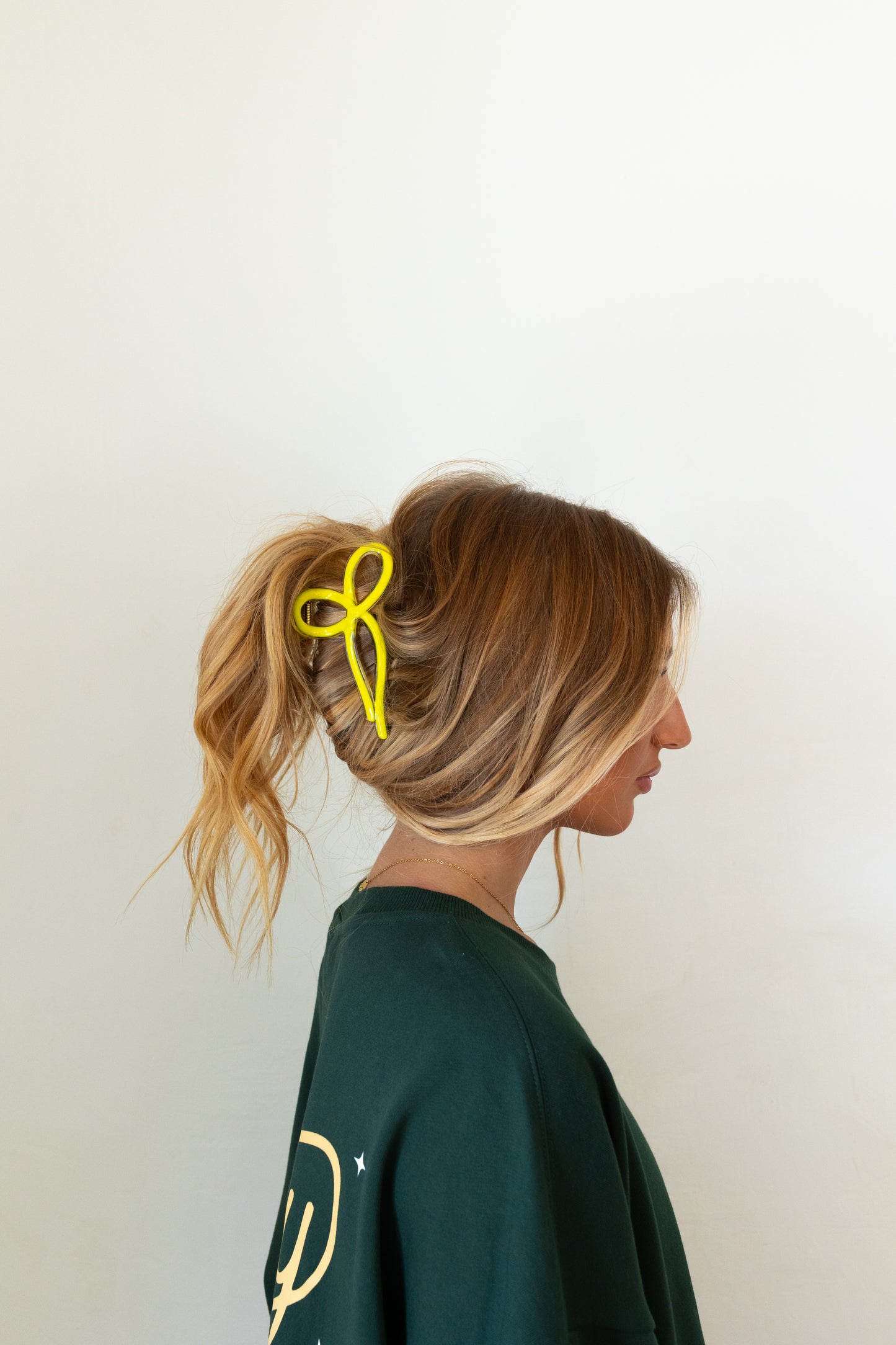 Carrie Bow Clip- Limoncello - Honeybee's Louisiana Local Threads