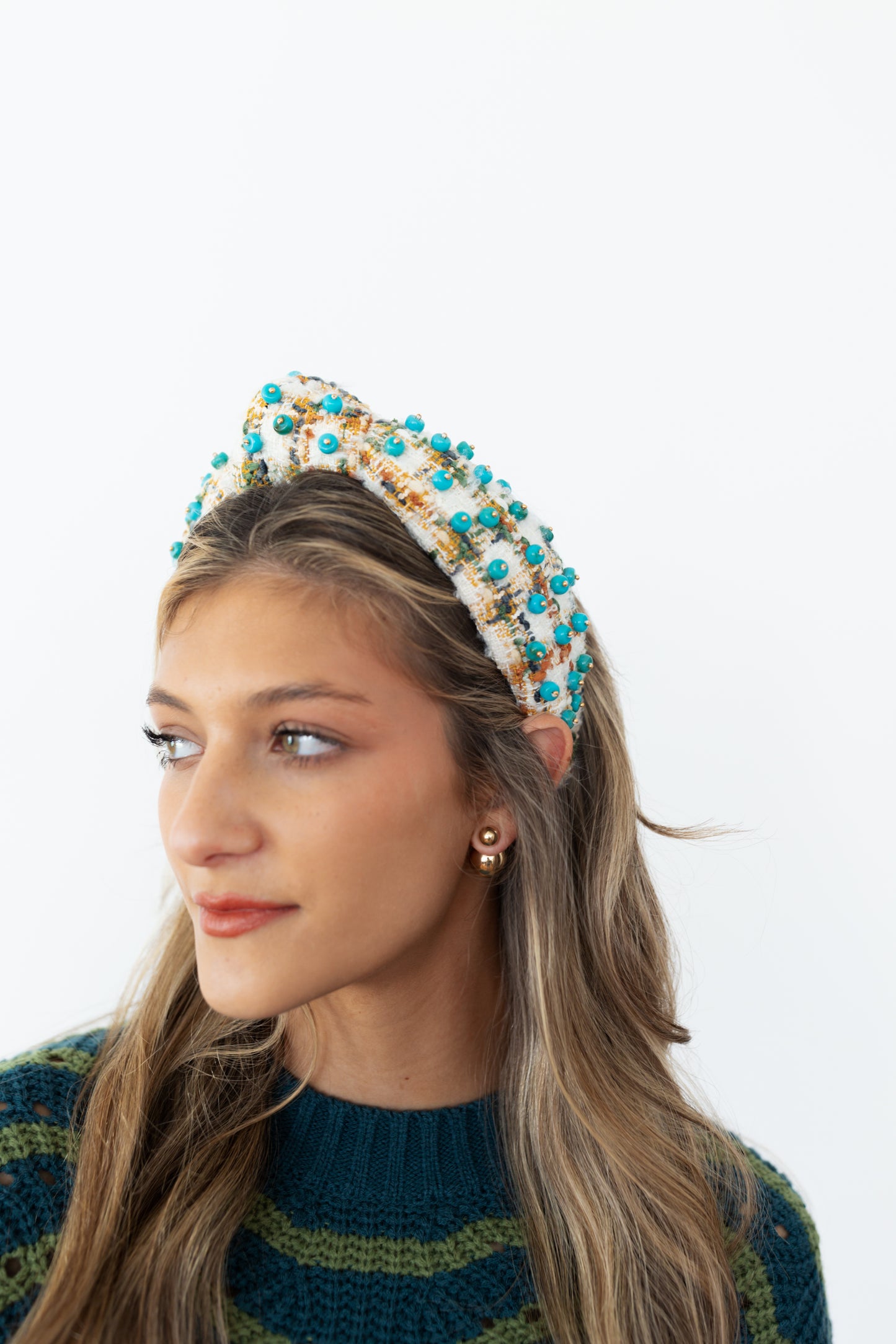 Autumn Tweed Knotted Headband - Honeybee's Louisiana Local Threads