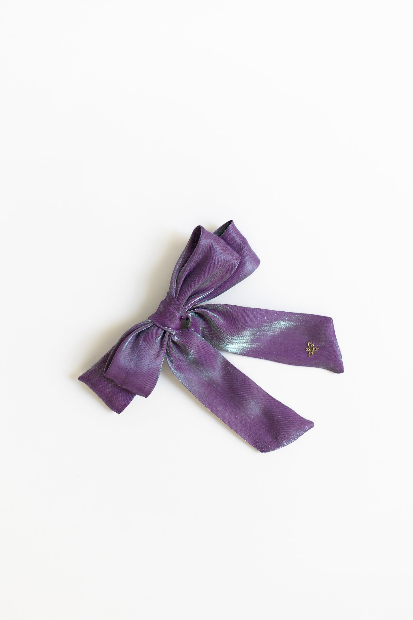 Coco- Luxe Bow Plum - Honeybee's Louisiana Local Threads
