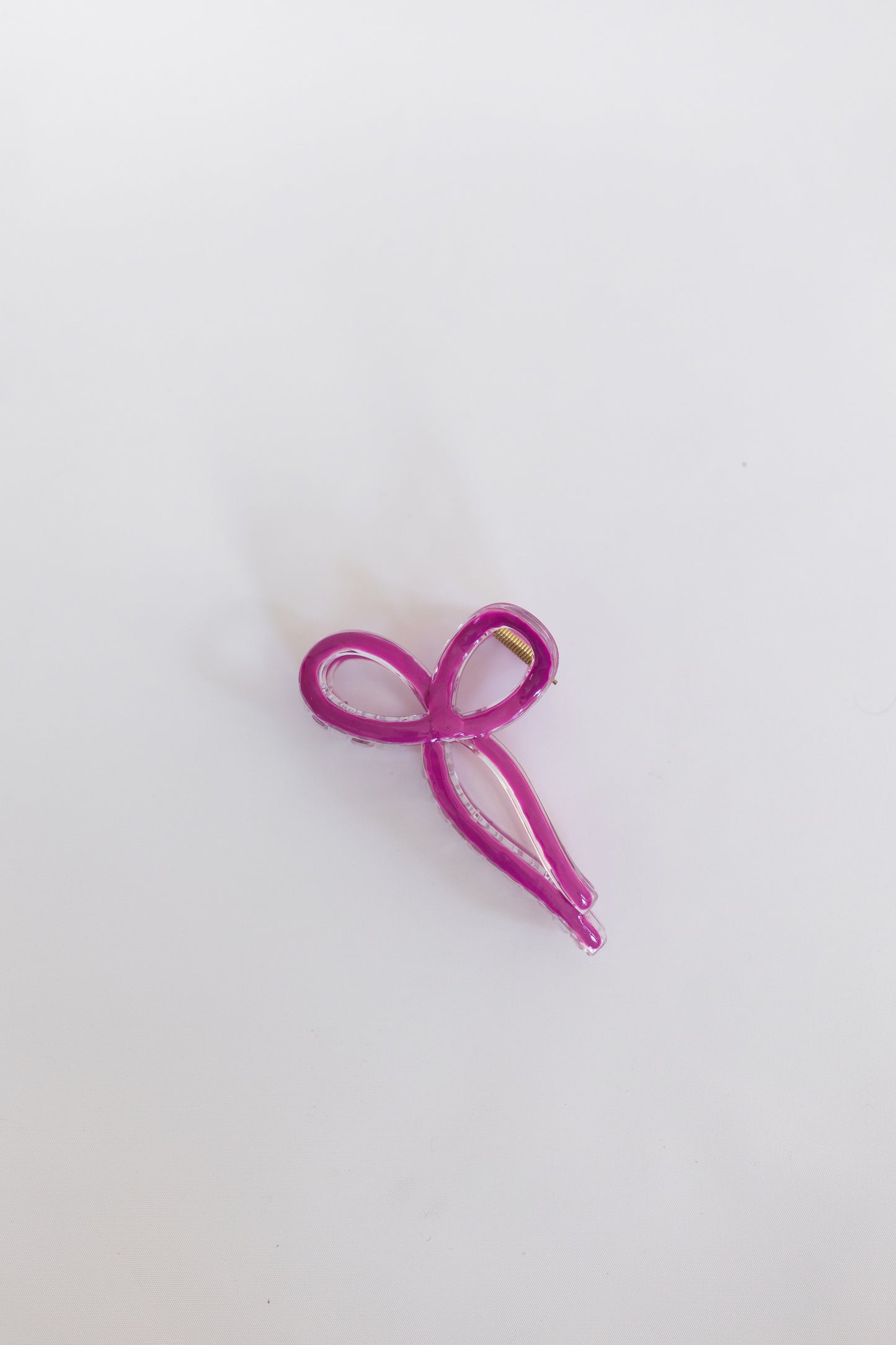 Carrie Bow Clip-Magenta - Honeybee's Louisiana Local Threads