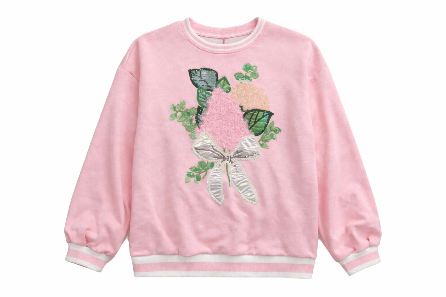 Sparkle Bouquet Sweatshirt - Honeybee's Louisiana Local Threads 
