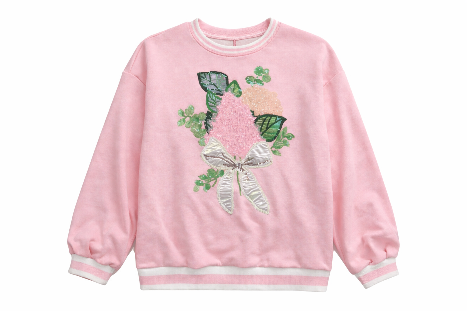 Sparkle Bouquet Sweatshirt - Honeybee's Louisiana Local Threads 