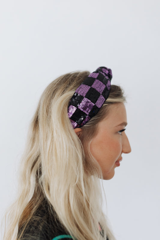 Witchy Sequin Knotted Headband - Honeybee's Louisiana Local Threads 